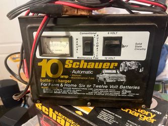 6 or 12 volt battery charger