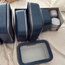 Caraway Food Storage Set (Navy) 