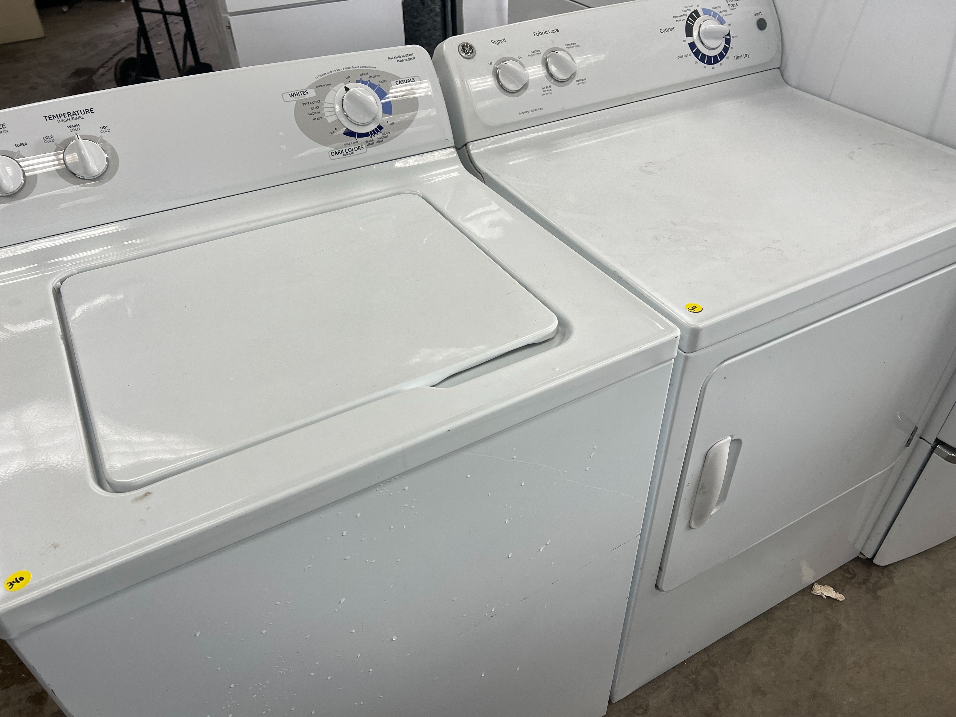Ge top load washer and dryer set  -free delivery