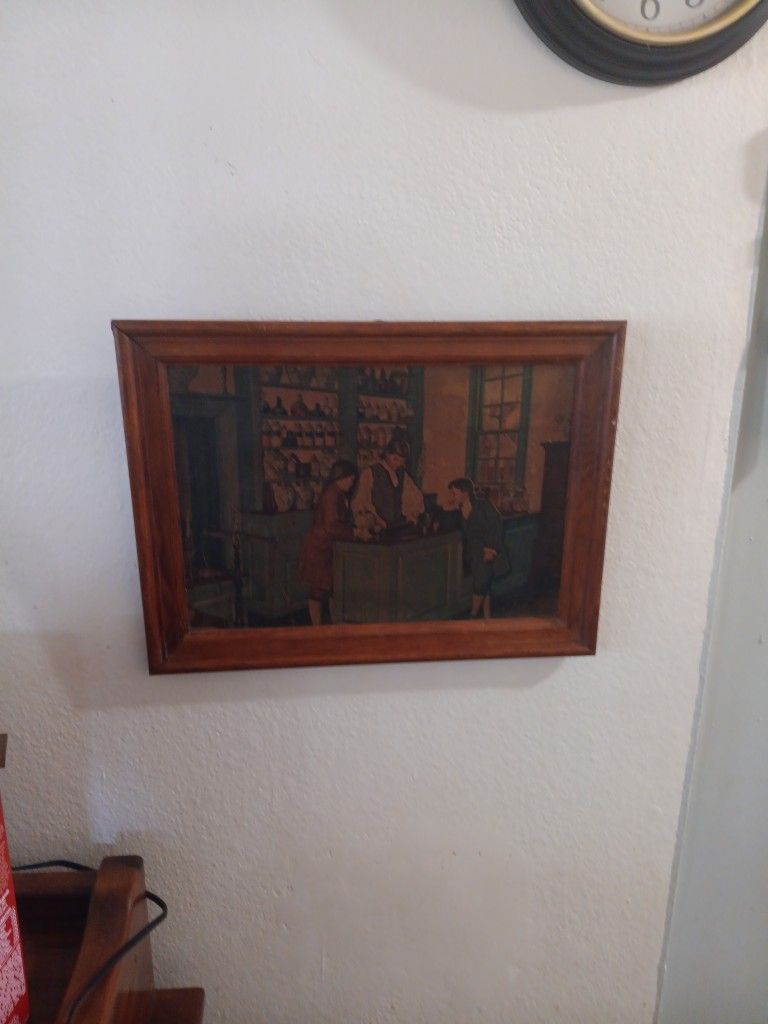 PRINT OF A OLD STORE