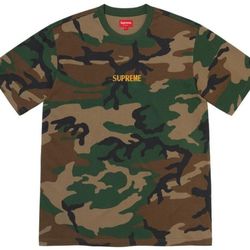 Supreme Bullion Logo Shirt (Camo) Medium