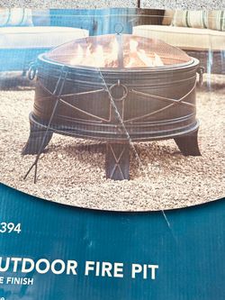 Wood-burning Fire Pit 🔥