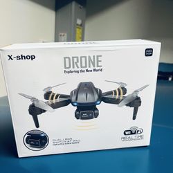 Brand new Drone with REAL WIFI TRANSMISSION Camera 1080P HD, FPV Drones with 2 Batteries,