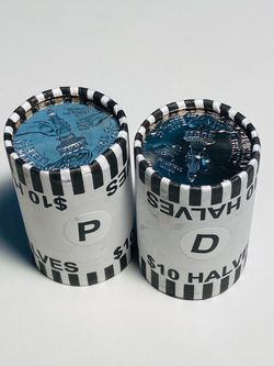 2 Rolls of U.S. Mint 2026 P&D Half Dollars. Uncirculated . A Great Collectable