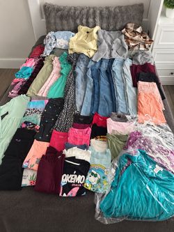Girls Size L Clothing Lot – 57 Pieces – $120 OBO