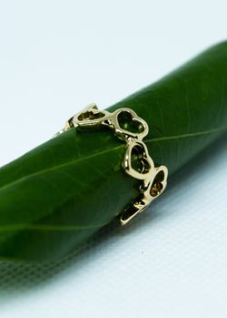 Gold Heart Ring