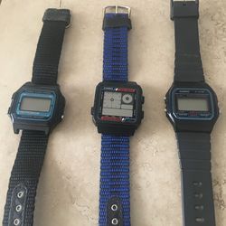 3 vintage casio