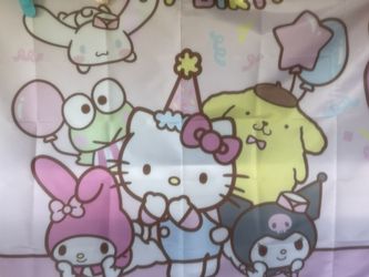 Hello Kitty Backdrop