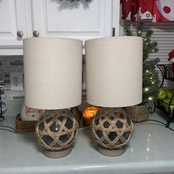 Pair Of Coastal Lamps 