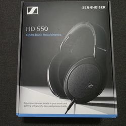 Sennheiser - HD 550 Over-Ear Open-Back Wired Headphones - Black