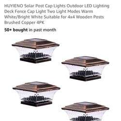 New Solar Post Cap Lights ( Reed Descriptions)