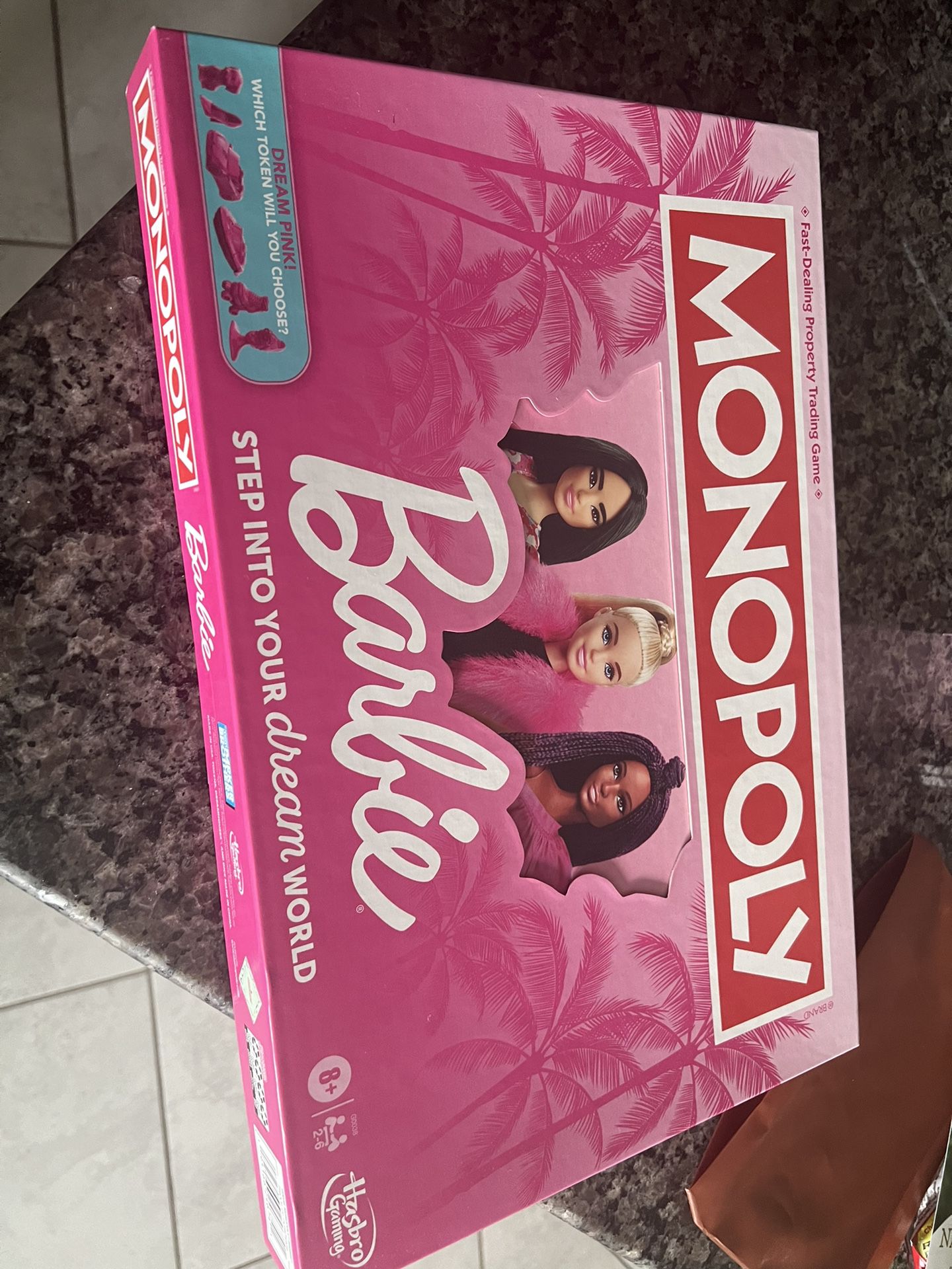 Barbie Step Into Your Dream World Monopoly 