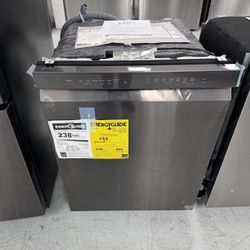 Black Stainless Steel Dishwasher With 3rd Rack