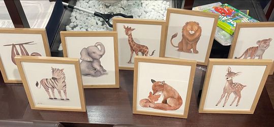 Safari Nursery Frames
