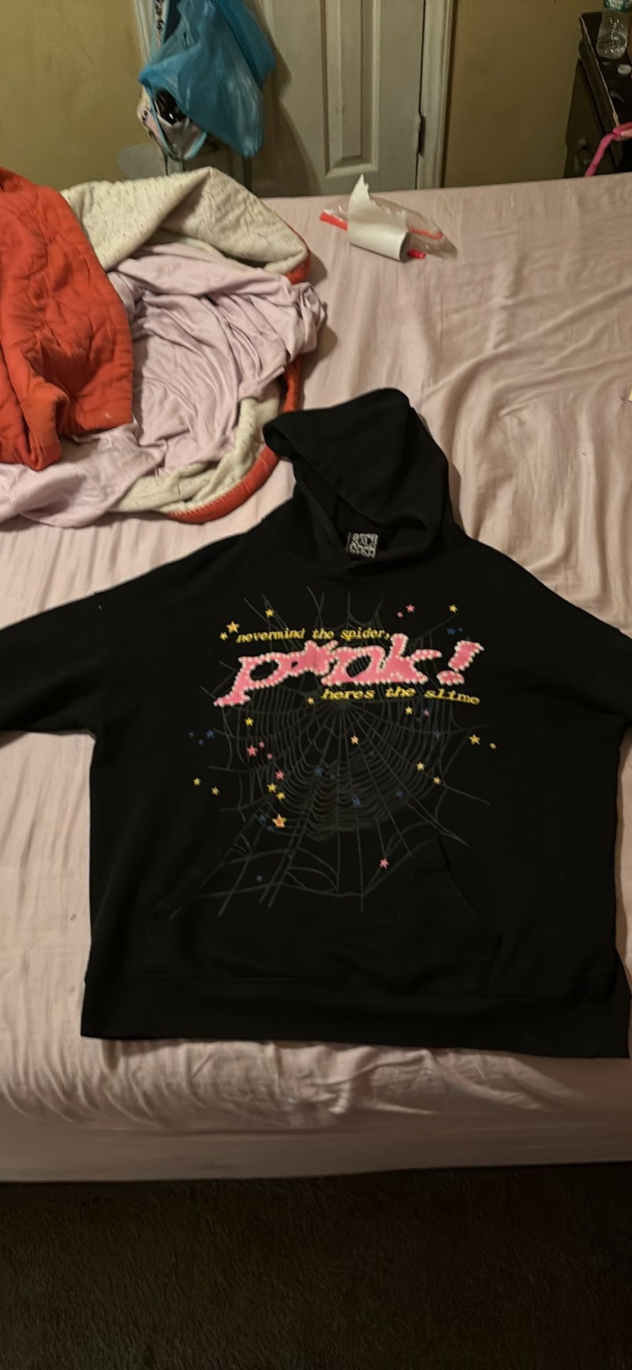 Sp5der P*nk Hoodie