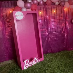 Pink Metallic Fabric 30 Yards $40 ( NOT BARBIE BOX)