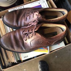 Used Timberland Brown Shoes Size 10 M