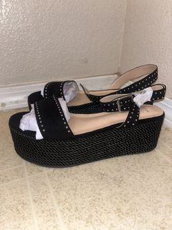 Black Dolls kill Platform Sandals 8.5 Women’s Way Above It Platforms 