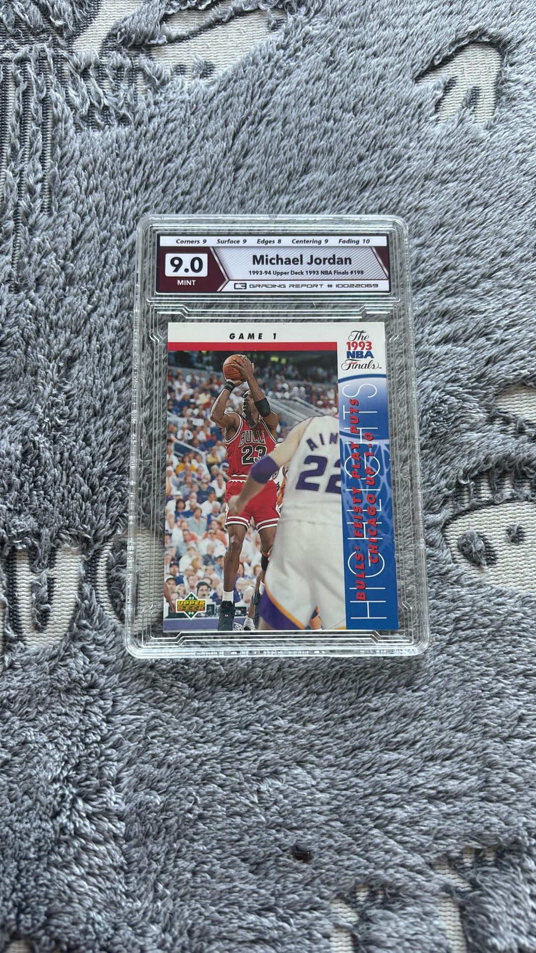 Michael Jordan Graded 9.0 Rare Game 1