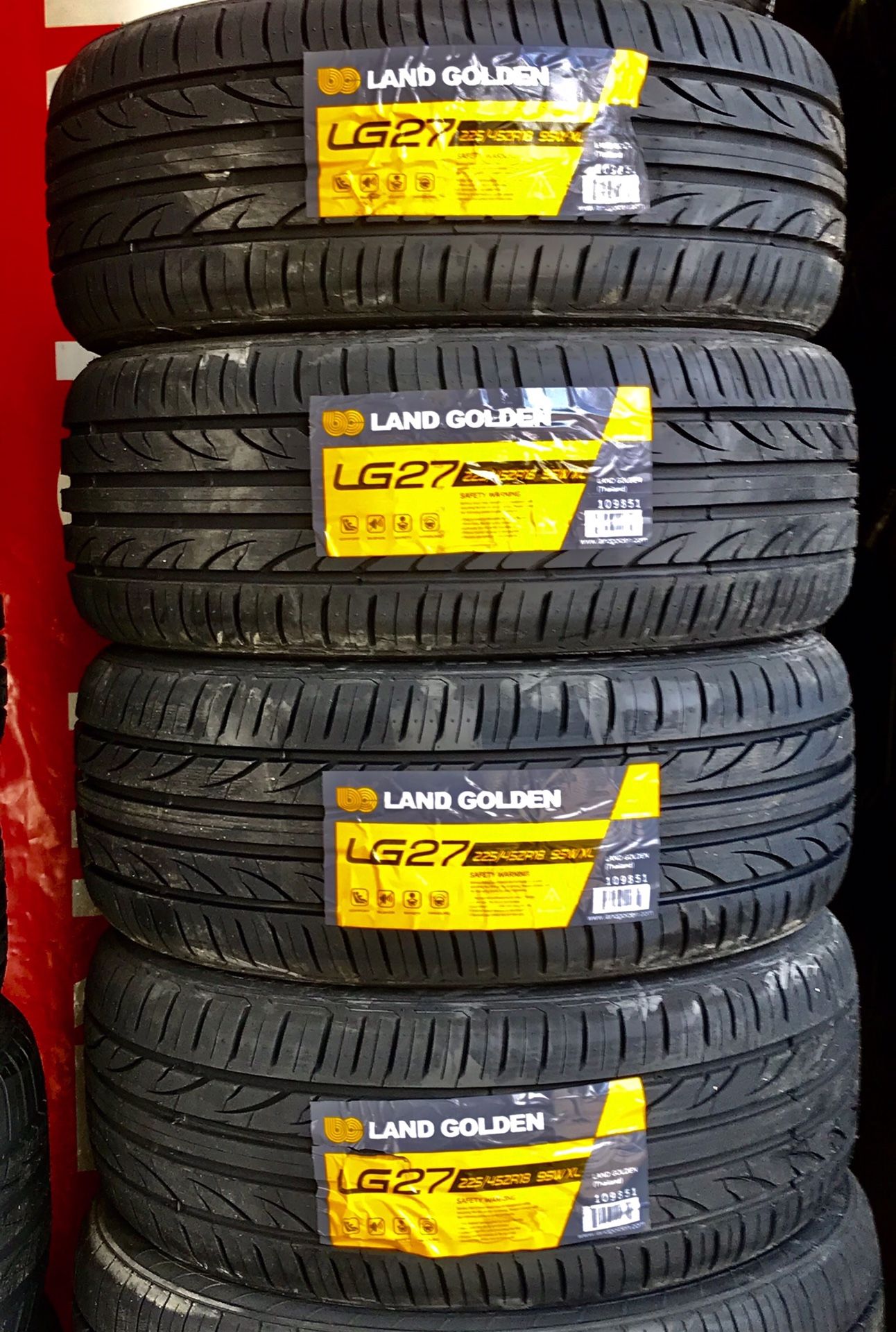 NEW TIRES 225/45/18 MOUNTED, BALANCED AND TAX INCLUDED Hablamos español