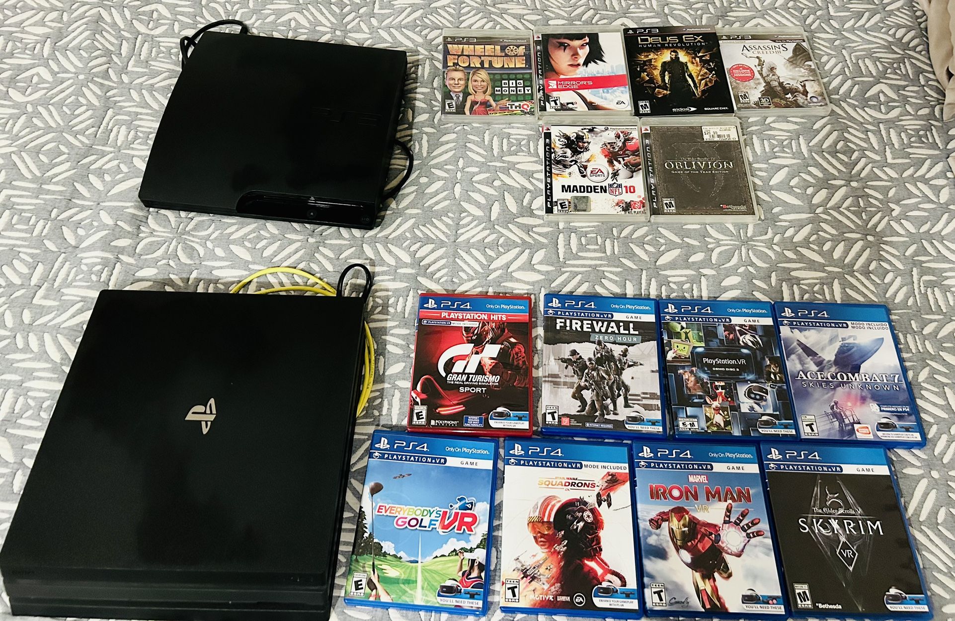 PlayStation 3, PlayStation 4, XBOX Consoles With Games