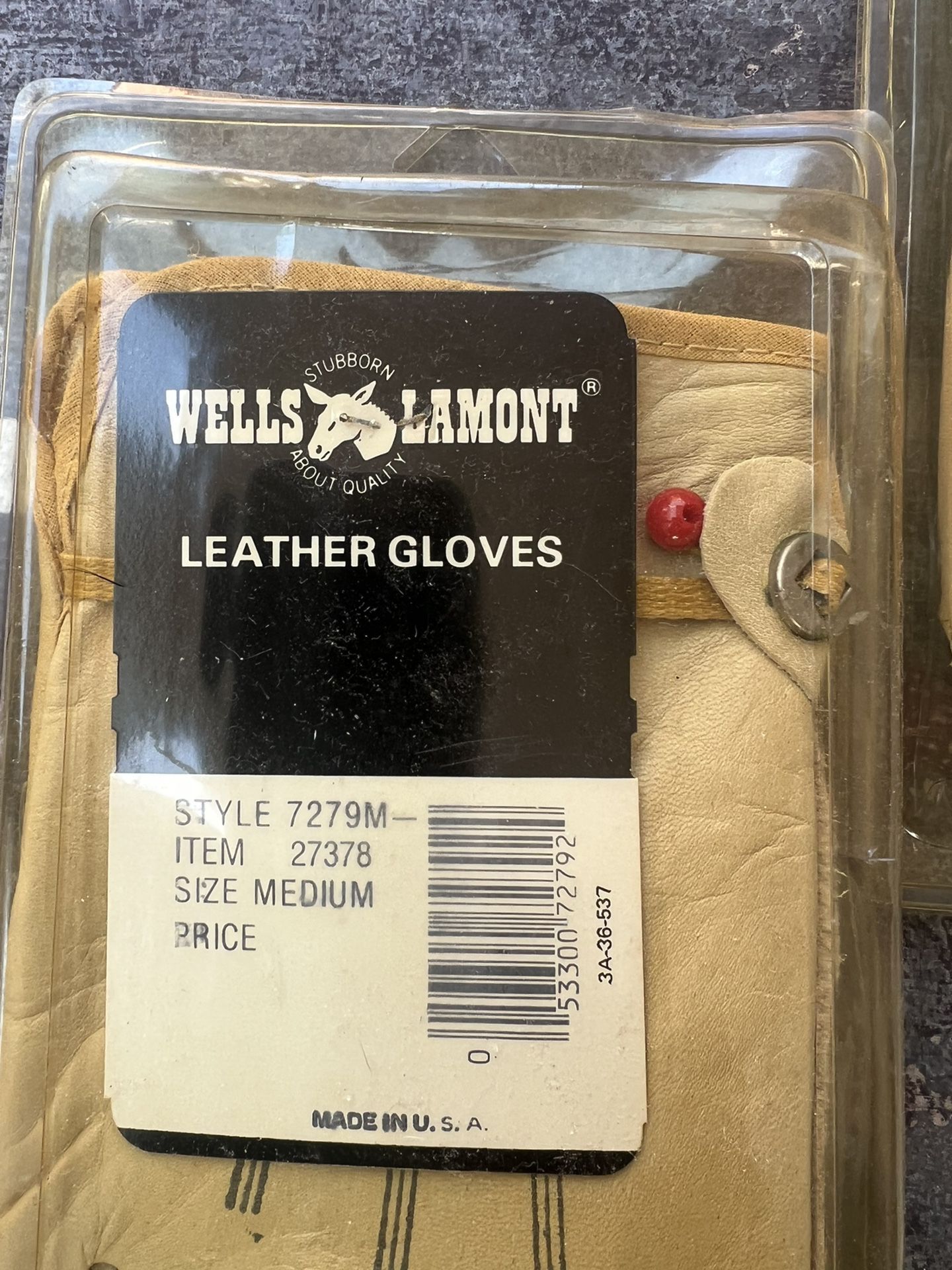 Wells Lamont Leather Gloves