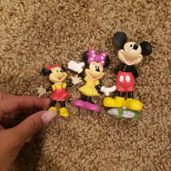 Disney - Set Of 3 Figurines
