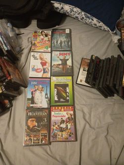 All variety new and used DVDs and blu-rays please read description