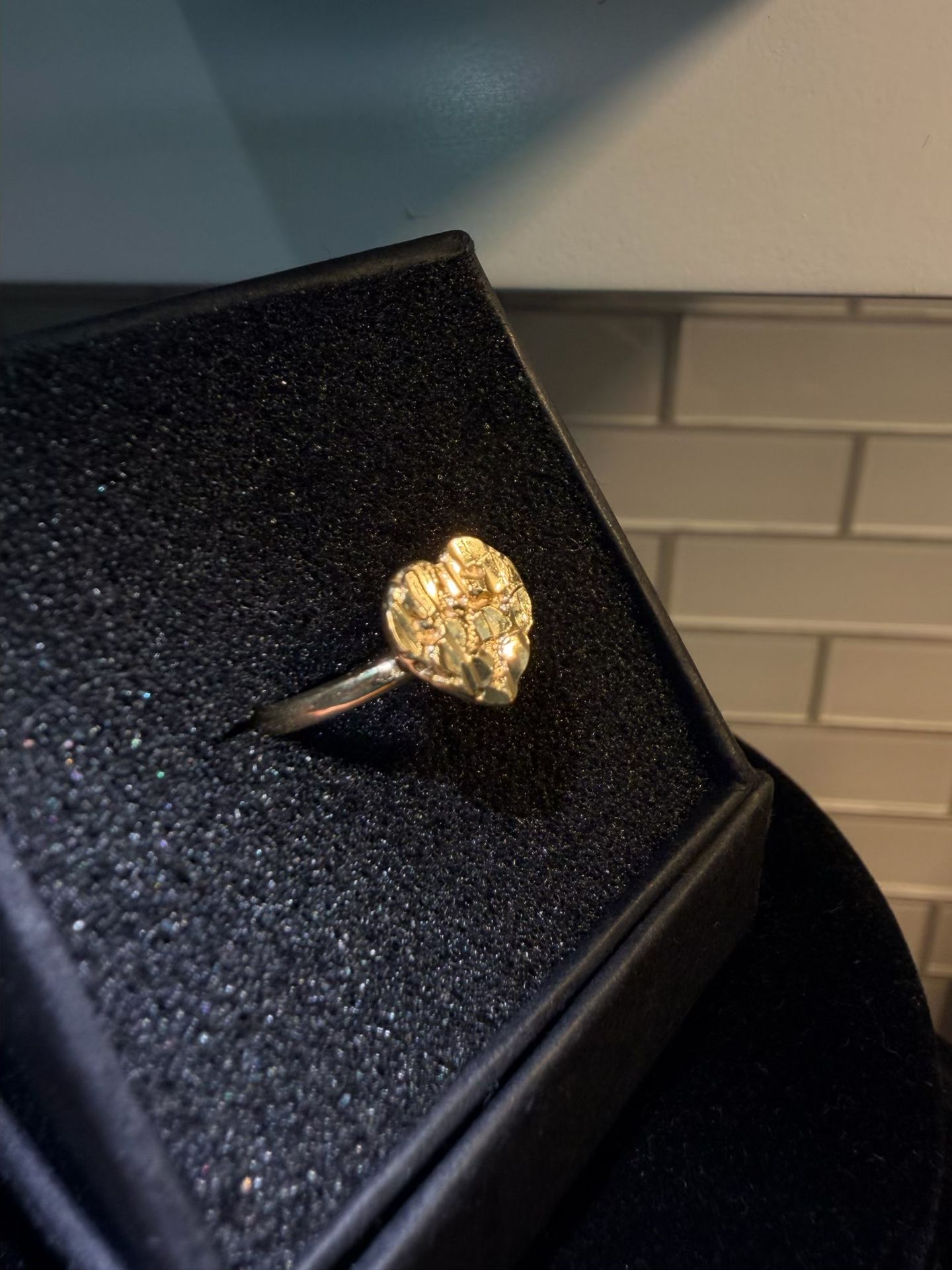 Heart Nugget Ring