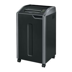 Fellowes Powershred 425Ci 100% Jam Proof Commercial Grade Manual 30-Sheet Cross-Cut Paper Shredder, TAA Compliant (38425), Black