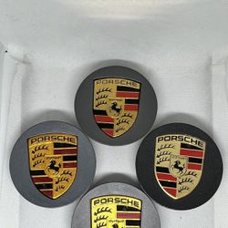 Porsche Center Caps Grey