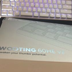Wooting 60HE V2 Bright Silver