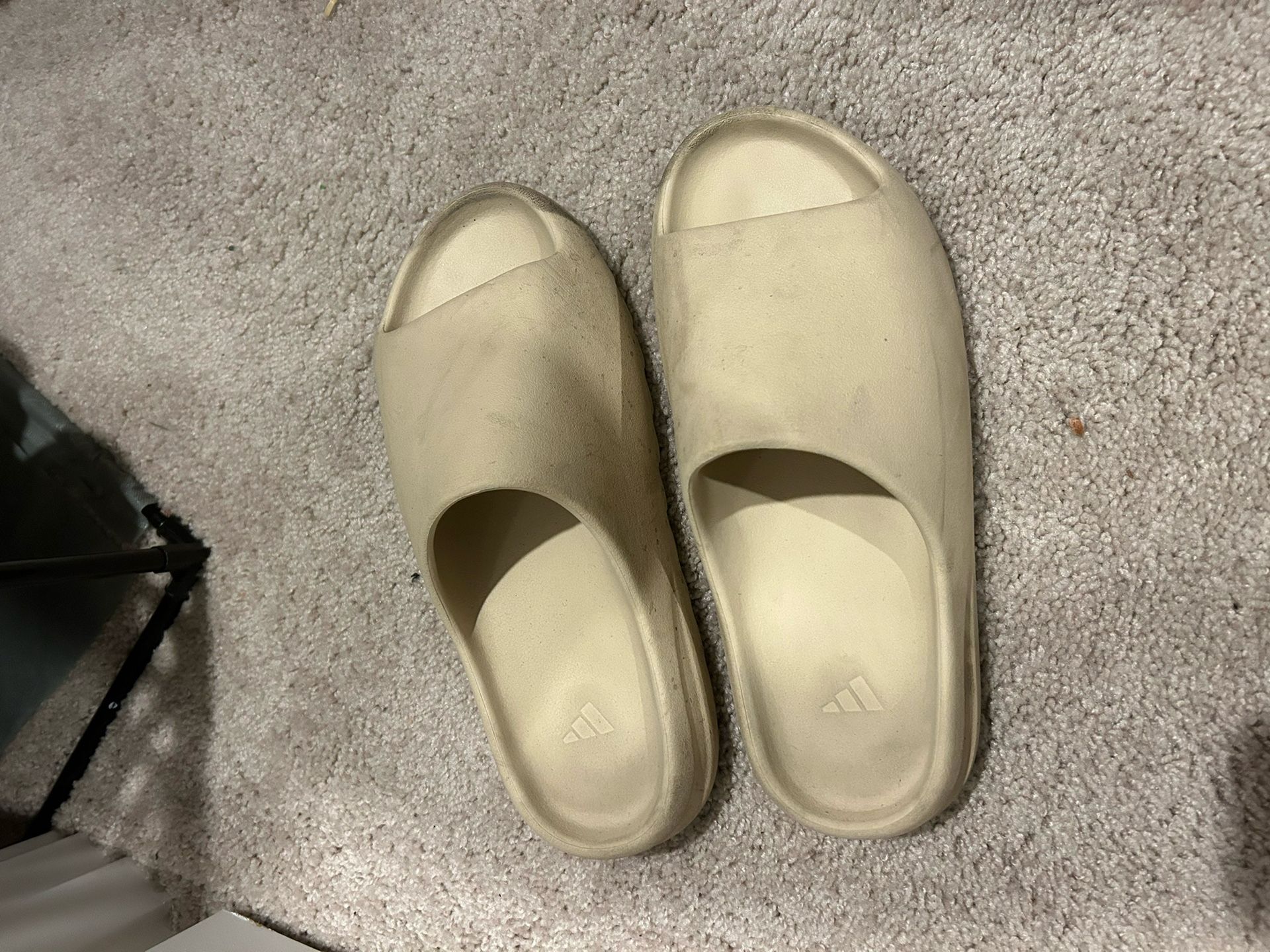 Adidas Yeezy Slides in Color Bone White Yeezy Bone Color Yeezy Slides Adidas Yeezy Slide Bone  main image 2
