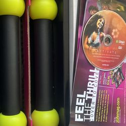 Zumba Fitness: Exhilarate! 7 DVD SET + Toning Sticks 