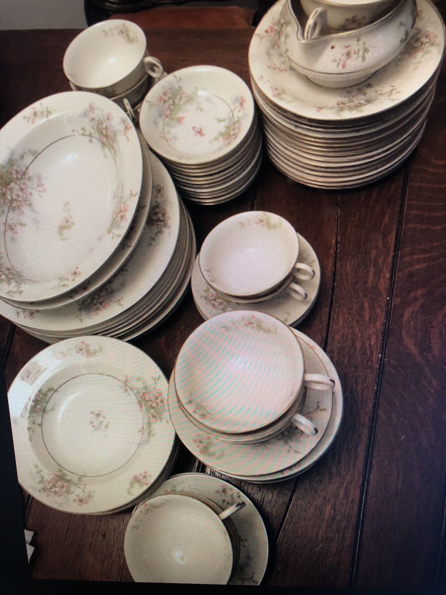 Floral China Dinnerware Set