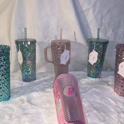 Brand New Beveled Jewel Tone Tumblers 