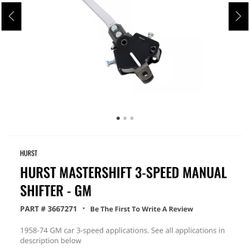Hurst 3spd Shifter