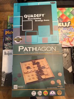 Pathagon Classic + Quadefy Wooden Strategy Games