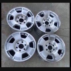 4 X GM STOCK RIMS Wheels 17x7.5 6x5.5 6x139.7!!!!!!!!!!!!