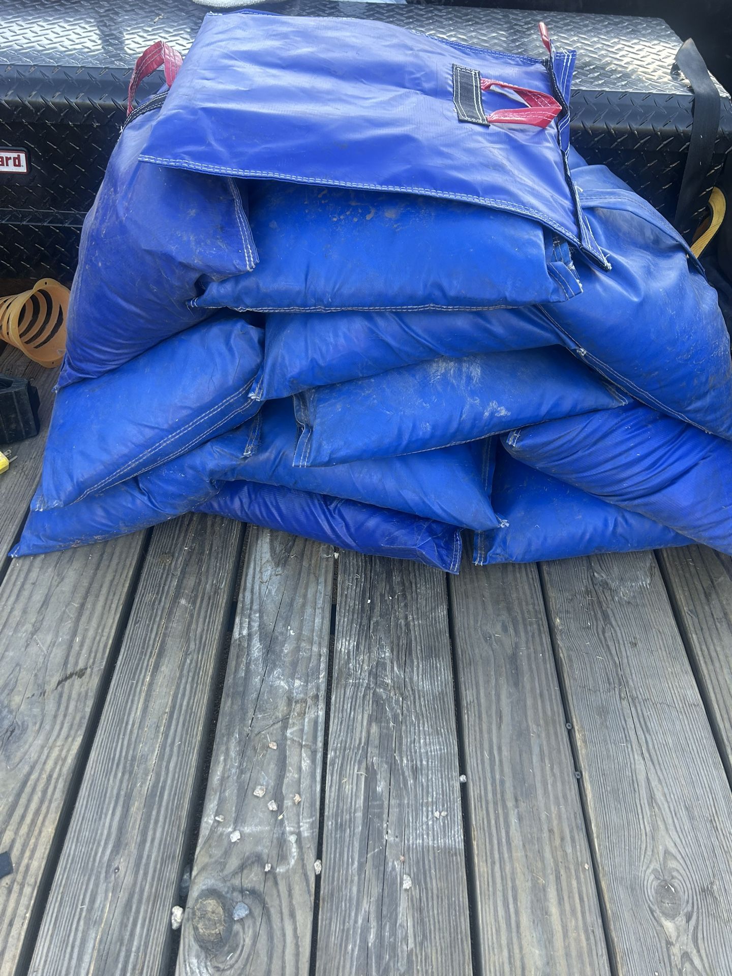 Bounce House Sandbags And Steaks