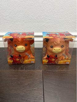Hard to Find Squishy Highland Cow Two color options you pick $19 each