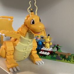 Mega Bloks Pokémon Dragonite Construx Pikachu Riolou Play Set Lego Puzzle Game X