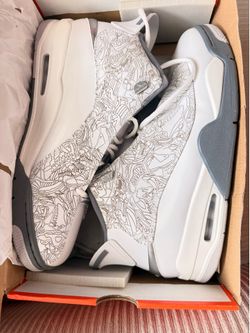 Jordan Dub zero “White cool grey” Size 13