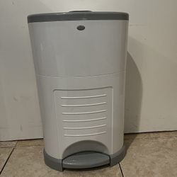 Decor Plus…Diaper Pail… Step, Drop, Done… 21.5” Height By 15” Wide By 10” Deep… $30