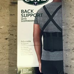 Back Support w/Suspenders 