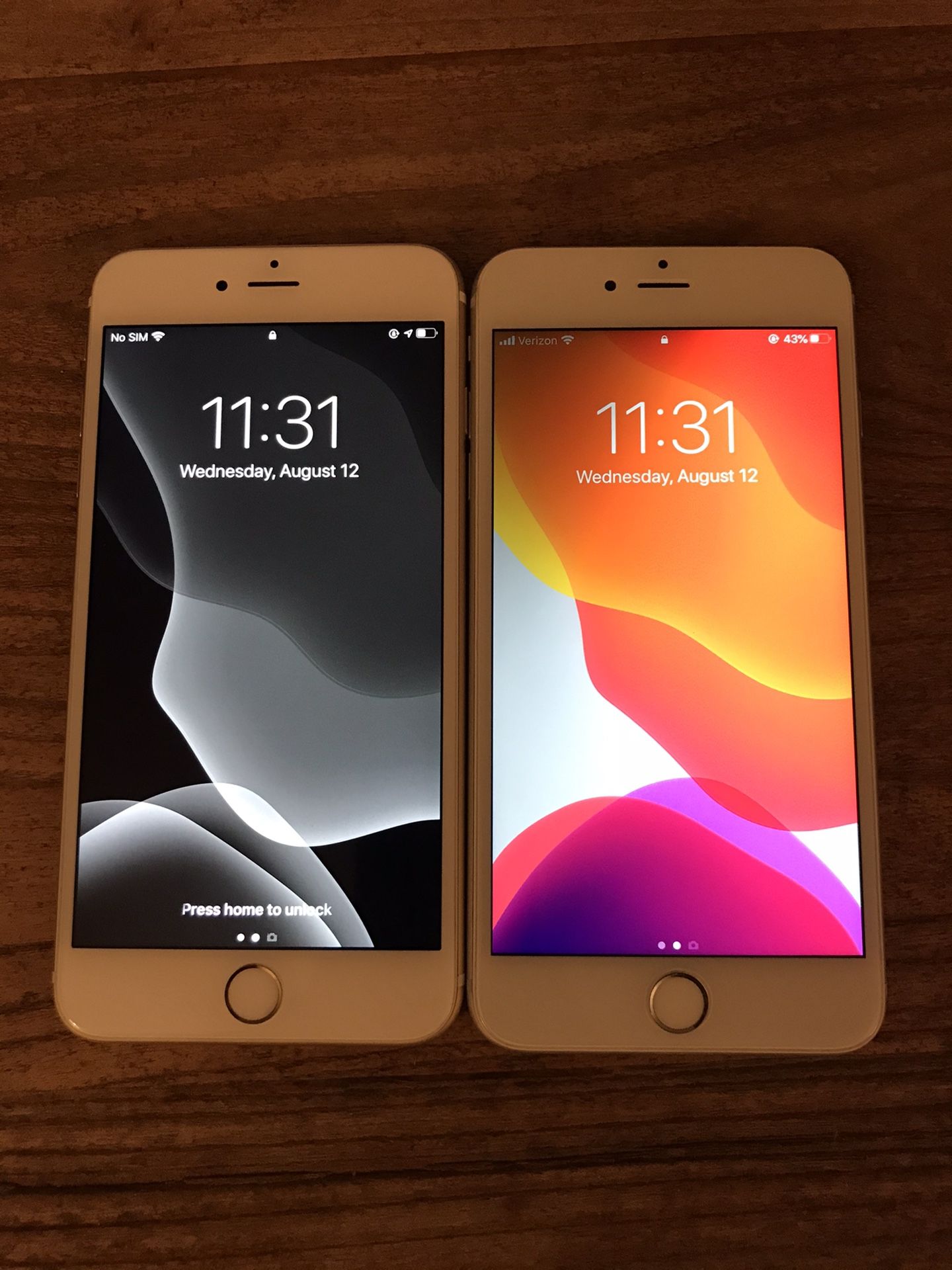 2 iPhone 6s Plus 16/64 GB unlocked