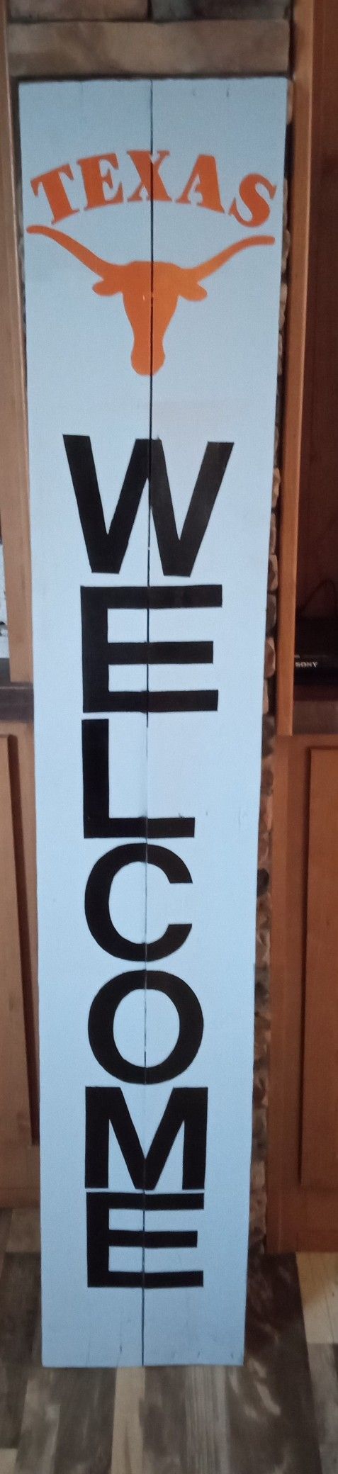 Texas Longhorns Welcome Door Leaner