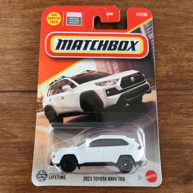 Matchbox 2023 Toyota Rav4 TRD White