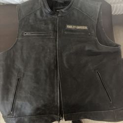 Harley Davidson Leather Vest