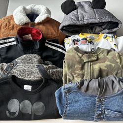 Lot Of Toddler Boy Clothes Size 2t Large 